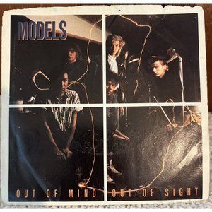 MODELS Out Of Mind Out Of Sight 45 RPM 7" Vinyl Record POP ROCK NEW WAVE